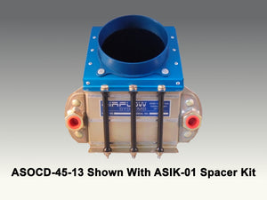 ASOCD-45-13 45 Degree, 4" Oil Cooler Duct