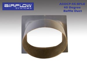 ASOCP-45-BFLE (45 degree, 4") Baffle Duct